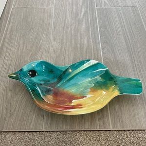 Bird serving plate